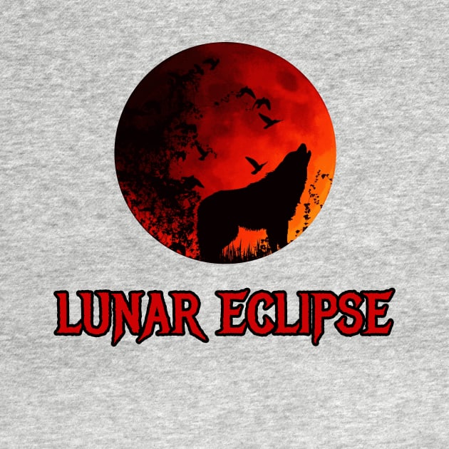 Lunar Eclipse Blood Moon Sky Sci Fi Movies Fan Gift by klimentina